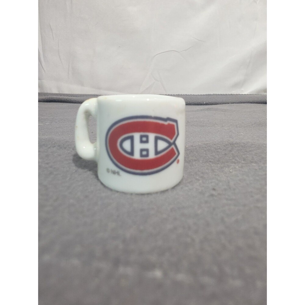 MONTREAL CANADIENS Logo NHL "Cup Crazy" Commemorative Team 1.25" Mini Mug